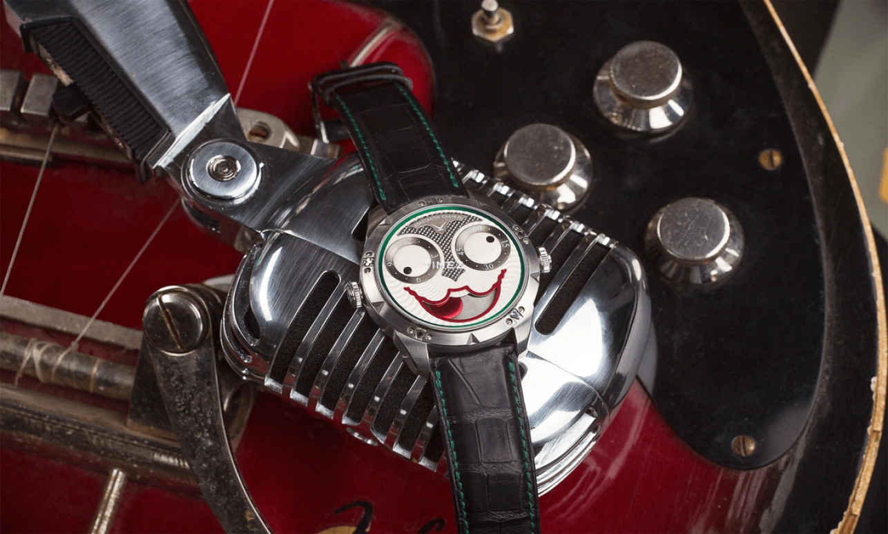 Konstantin Chaykin,Wristmons 42mm,42mm,Stainless Steel,Silver,Grey,Red,Automatic,Moonphase,68hours,Joker