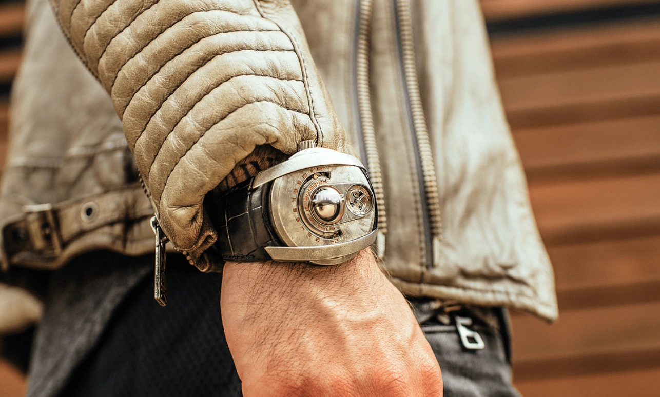Konstantin Chaykin,Lunokhod 47.70mm,47.70mm,Stainless Steel,Grey,Handwound,Moonphase,Day / Night Indication,Lunokhod