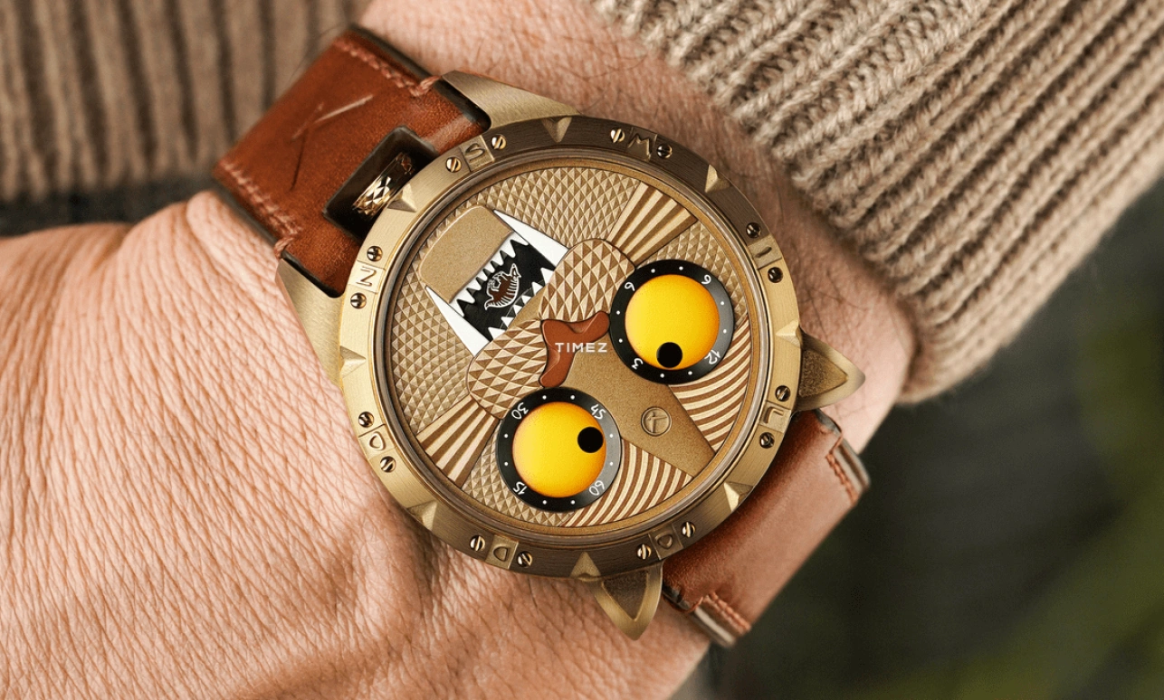 Konstantin Chaykin,Wristmons 42mm,42mm,Bronze,Antique Brass,Automatic,Date,Day / Night Indication,Smilodon