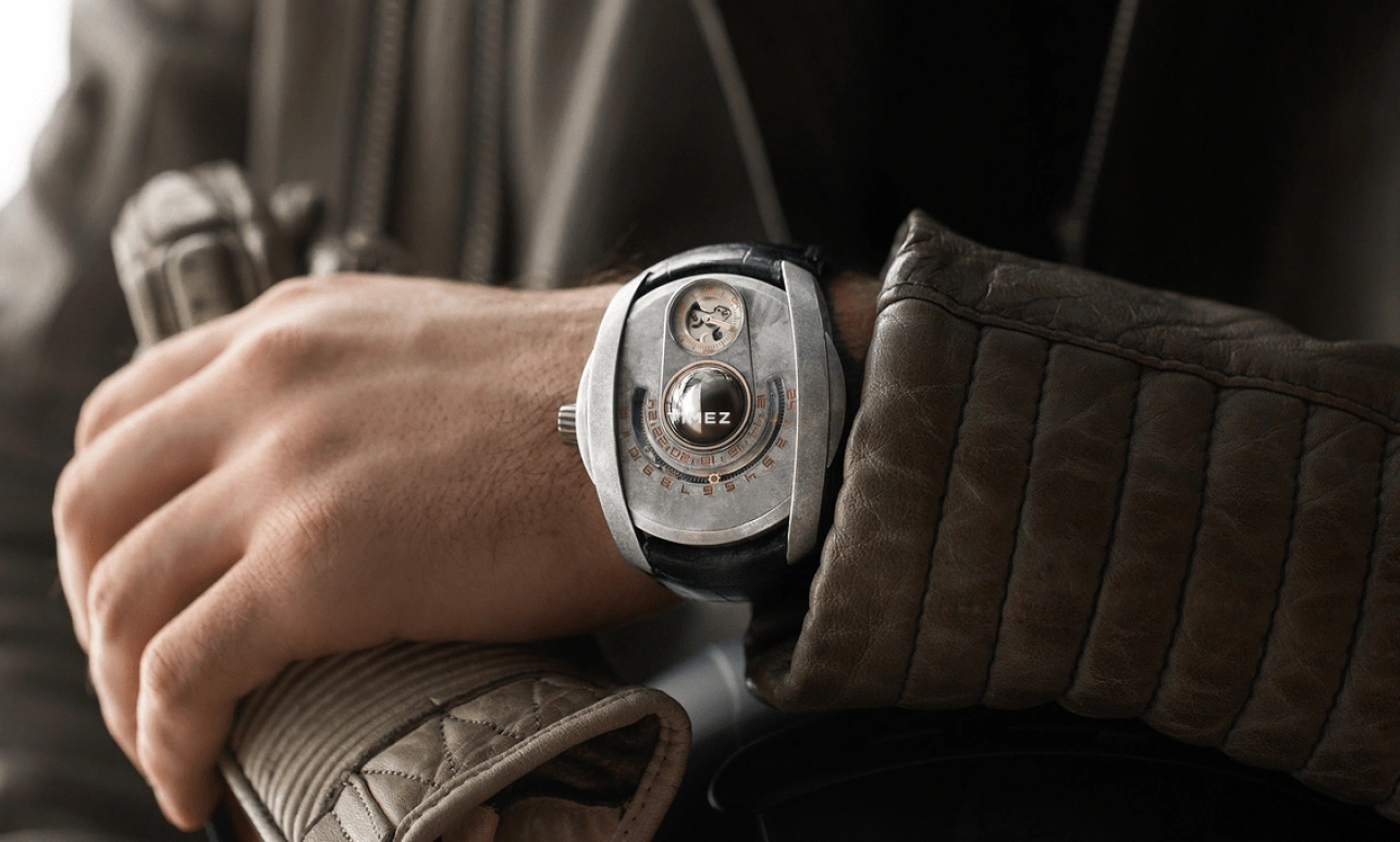 Konstantin Chaykin,Lunokhod 47.70mm,47.70mm,Stainless Steel,Grey,Handwound,Moonphase,Day / Night Indication,Lunokhod