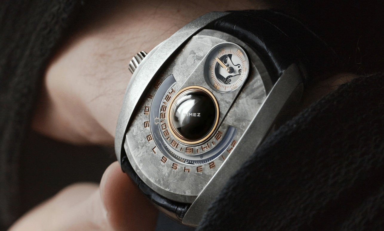 Konstantin Chaykin,Lunokhod 47.70mm,47.70mm,Stainless Steel,Grey,Handwound,Moonphase,Day / Night Indication,Lunokhod