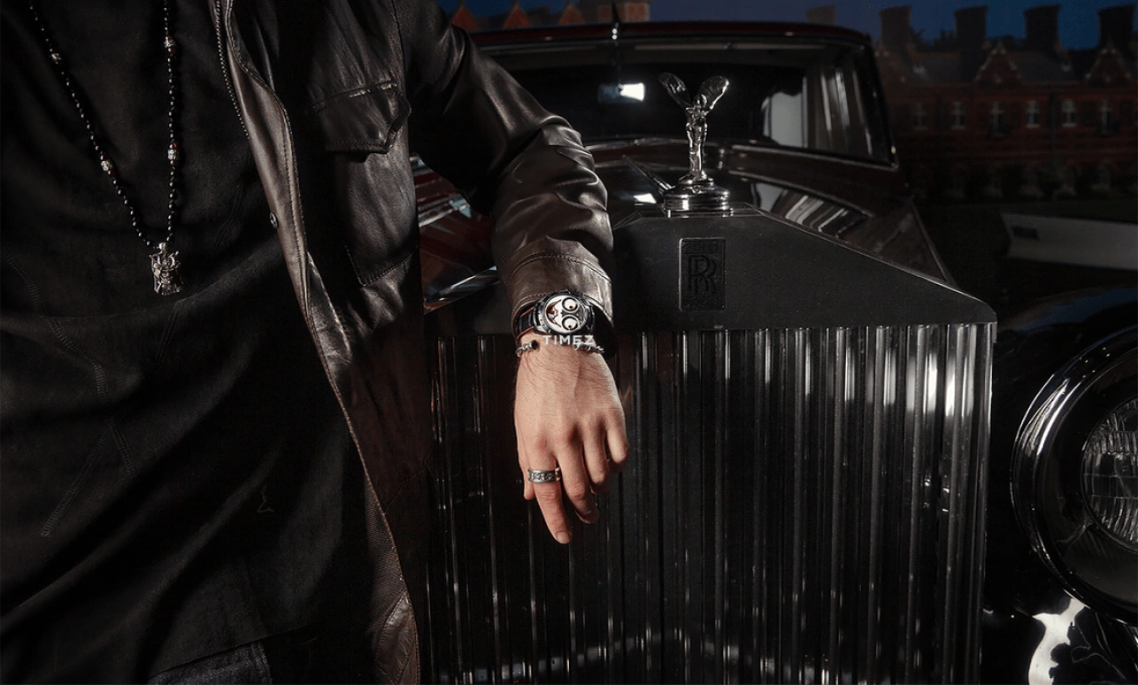 Konstantin Chaykin,Wristmons 42mm,42mm,Stainless Steel,White,Black,Red,Automatic,Moonphase,Sapphire,Crystal Glass,Dracula