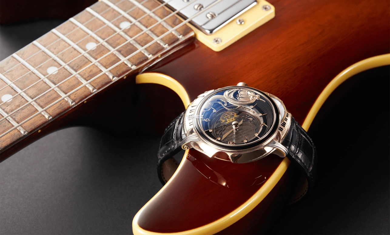 Konstantin Chaykin,Levitas 61mm,61mm,White Gold,Rose Gold,Transparent,Black,Handwound,Moonphase,Sapphire,Crystal Glass,Levitas Jazz
