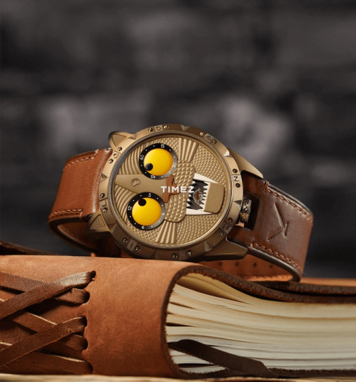 Konstantin Chaykin,Wristmons 42mm,42mm,Bronze,Antique Brass,Automatic,Date,Day / Night Indication,Smilodon