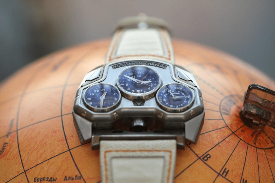 Konstantin Chaykin,Mars Conqueror 60x48.50mm,60x48.50mm,Titanium,Black,Automatic,Day,Sapphire,Mars Conqueror MKI