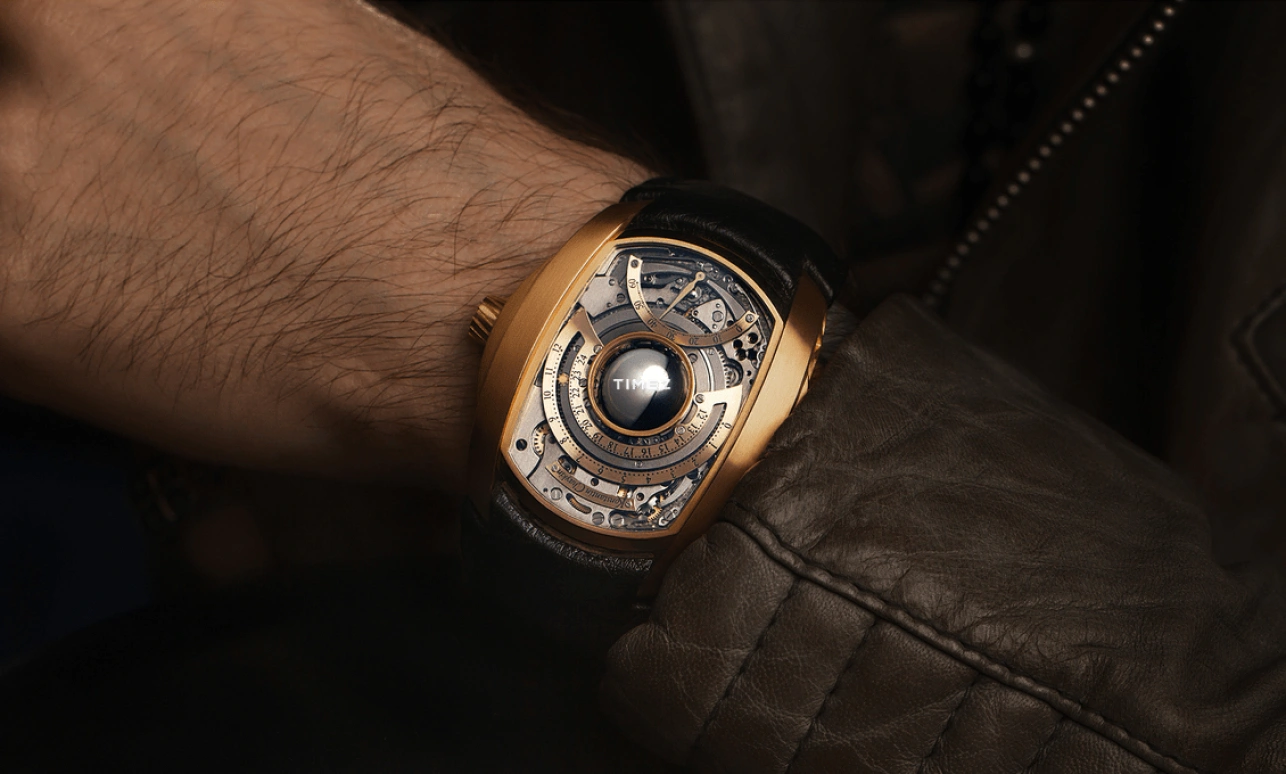 Konstantin Chaykin,Lunokhod 47.70mm,47.70mm,Rose Gold,Skeleton,Handwound,Moonphase,Day / Night Indication,Lunokhod Prime