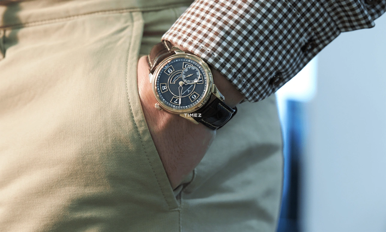 Konstantin Chaykin,Quartime 40mm,40mm,Rose Gold,Silver,Black,Handwound,Sapphire,Crystal Glass,Round,Quartime