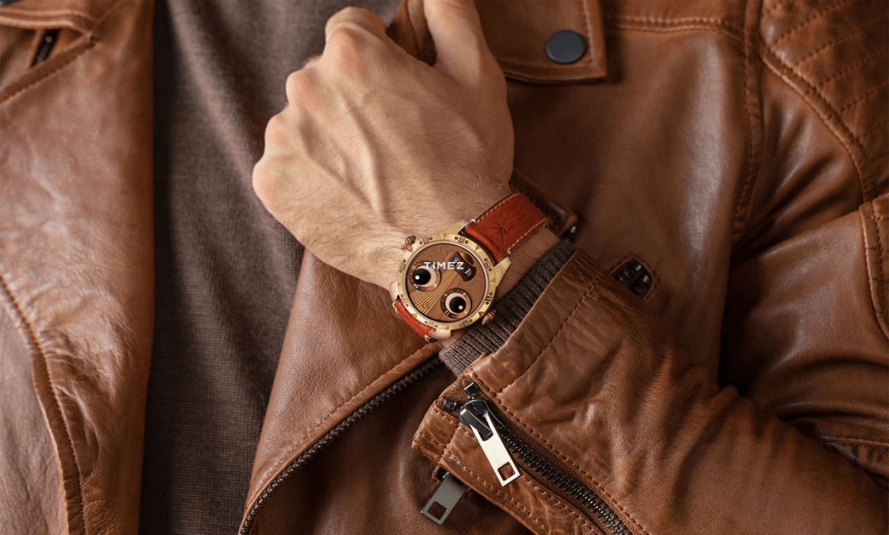 Konstantin Chaykin,Wristmons 42mm,42mm,Bronze,Brown,Automatic,Date,50hours,Minotaur
