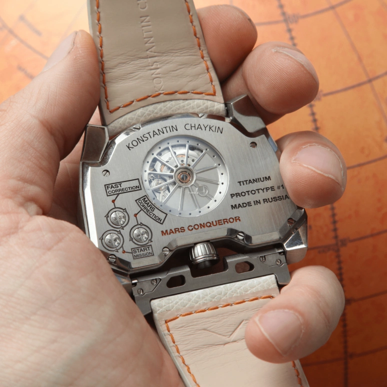 Konstantin Chaykin,Mars Conqueror 60x48.50mm,60x48.50mm,Titanium,Black,Automatic,Day,Sapphire,Mars Conqueror MKI