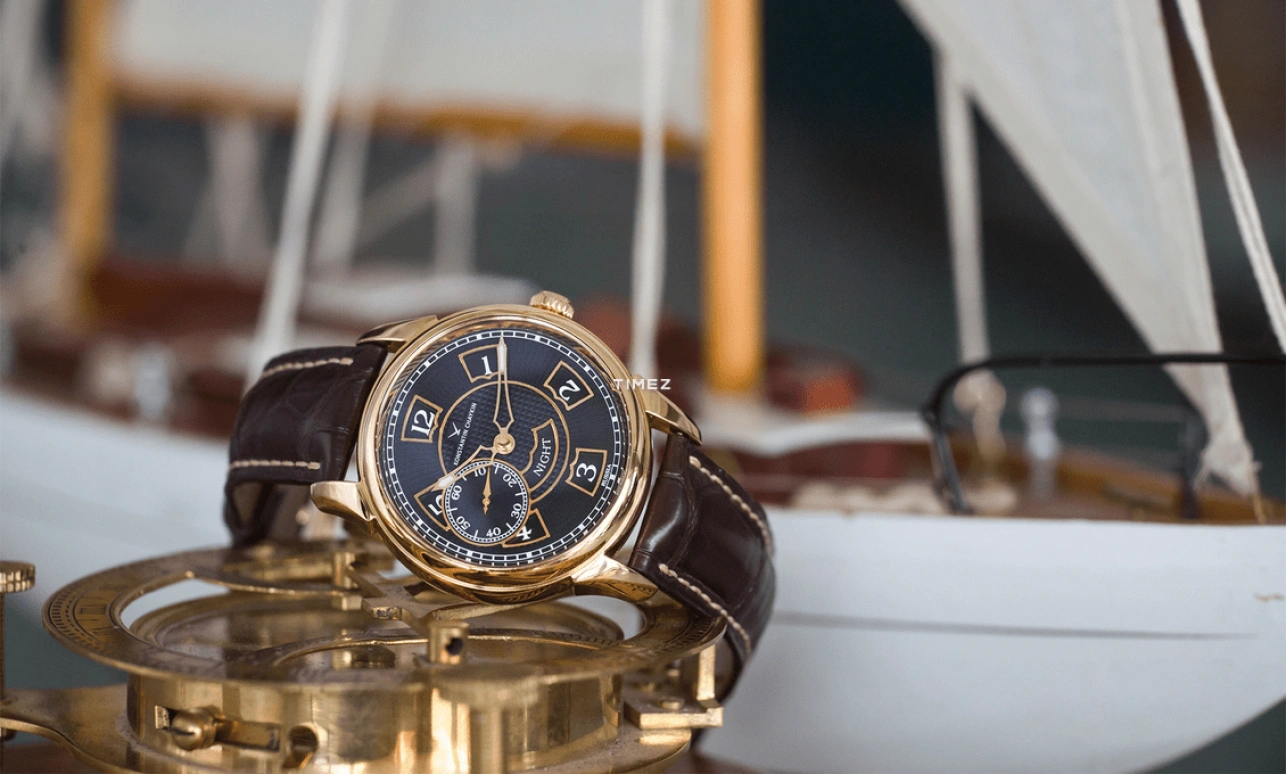 Konstantin Chaykin,Quartime 40mm,40mm,Rose Gold,Silver,Black,Handwound,Sapphire,Crystal Glass,Round,Quartime
