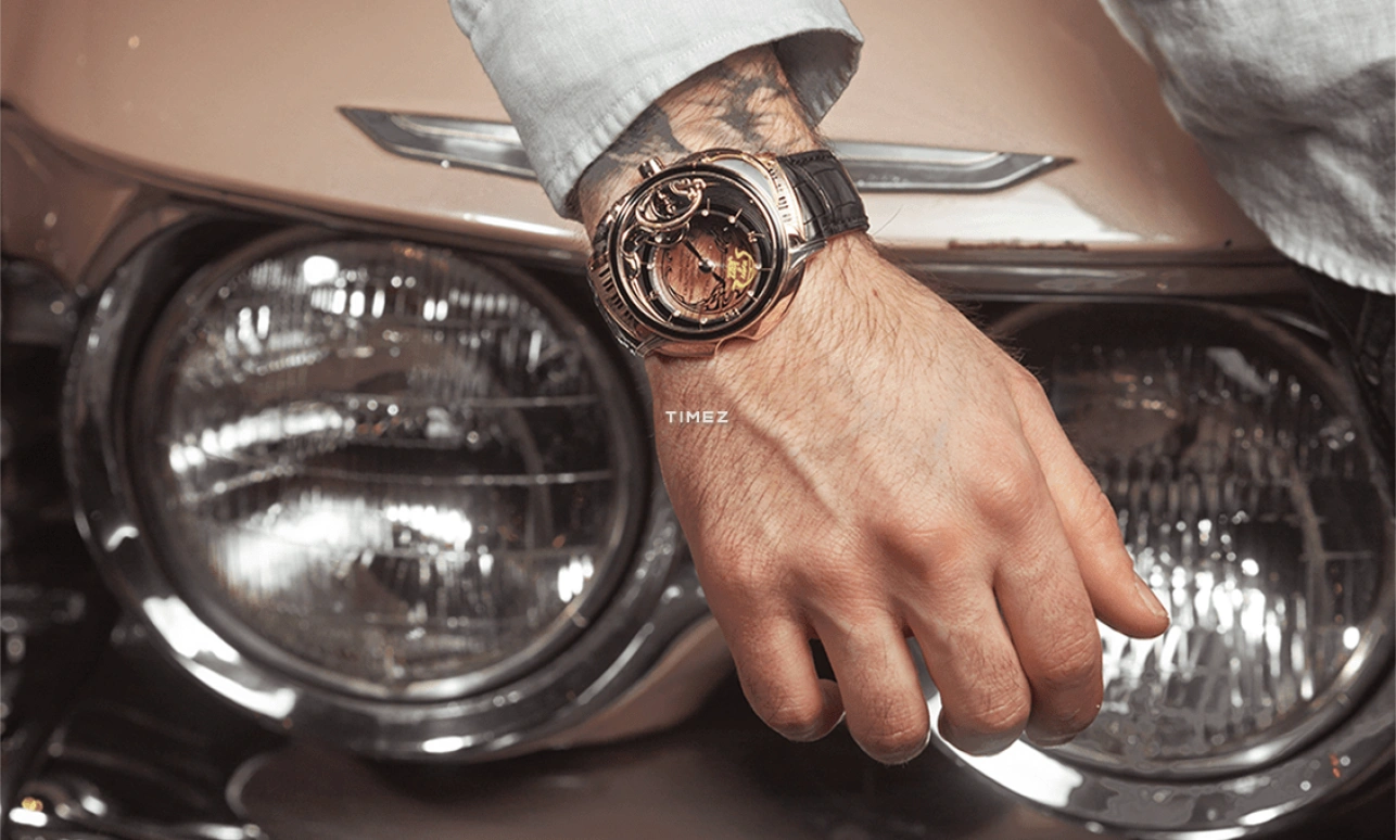 Konstantin Chaykin,Levitas 61mm,61mm,White Gold,Rose Gold,Transparent,Black,Handwound,Moonphase,Sapphire,Crystal Glass,Levitas Jazz