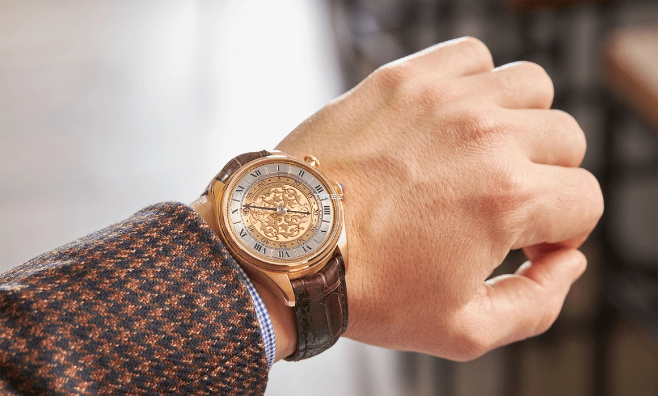 Konstantin Chaykin,Genius Temporis 40mm,40mm,Rose Gold,Rose Gold,Silver,Handwound,Sapphire,Crystal Glass,Round,Genius Temporis