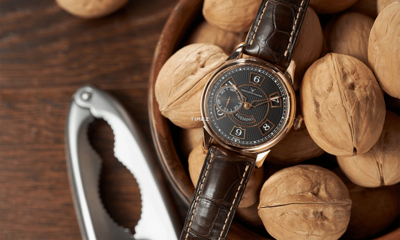 Konstantin Chaykin,Quartime 40mm,40mm,Rose Gold,Silver,Black,Handwound,Sapphire,Crystal Glass,Round,Quartime