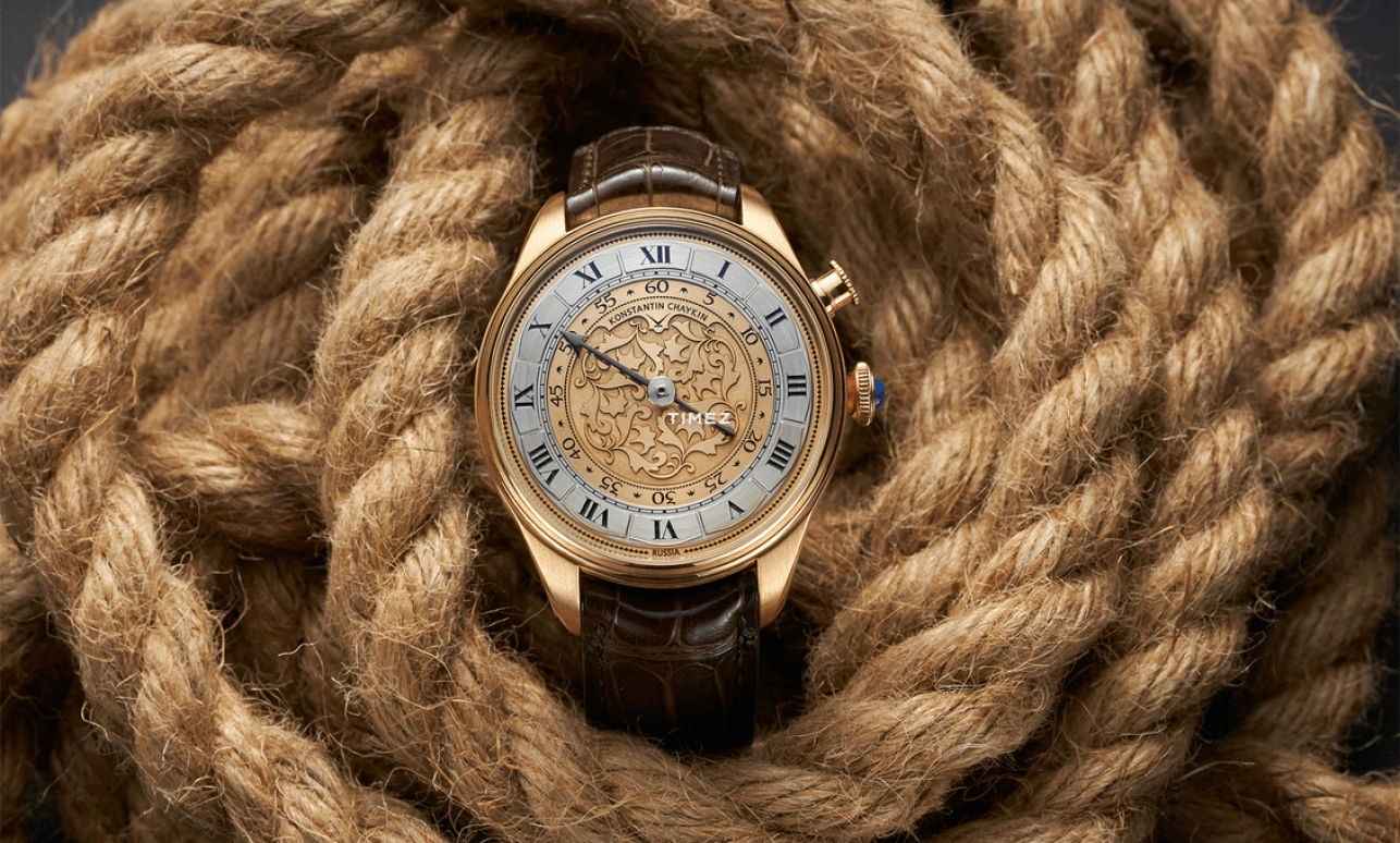 Konstantin Chaykin,Genius Temporis 40mm,40mm,Rose Gold,Rose Gold,Silver,Handwound,Sapphire,Crystal Glass,Round,Genius Temporis
