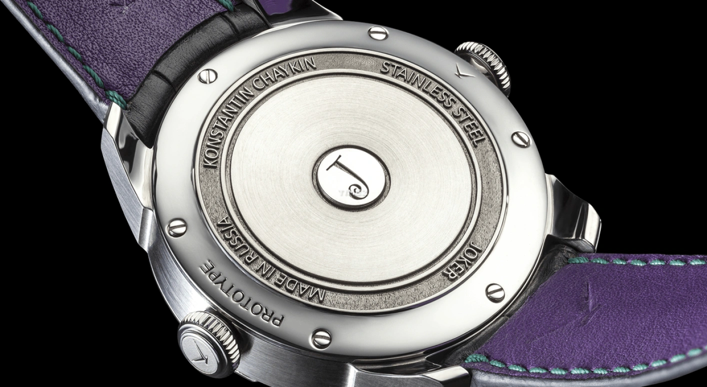 Konstantin Chaykin,Wristmons 42mm,42mm,Stainless Steel,Silver,Grey,Red,Automatic,Moonphase,68hours,Joker