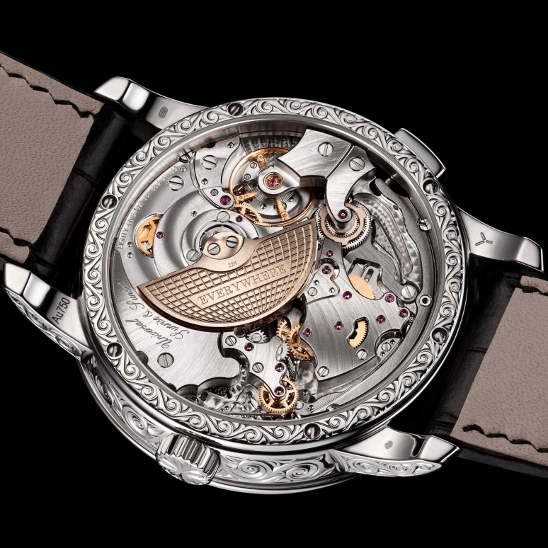 Krayon,Everywhere 43mm,43mm,White Gold,Silver,Automatic,Month,Day,Sun position/rising Time,Function Selector,72hours,In-house Caliber,Full Engraved