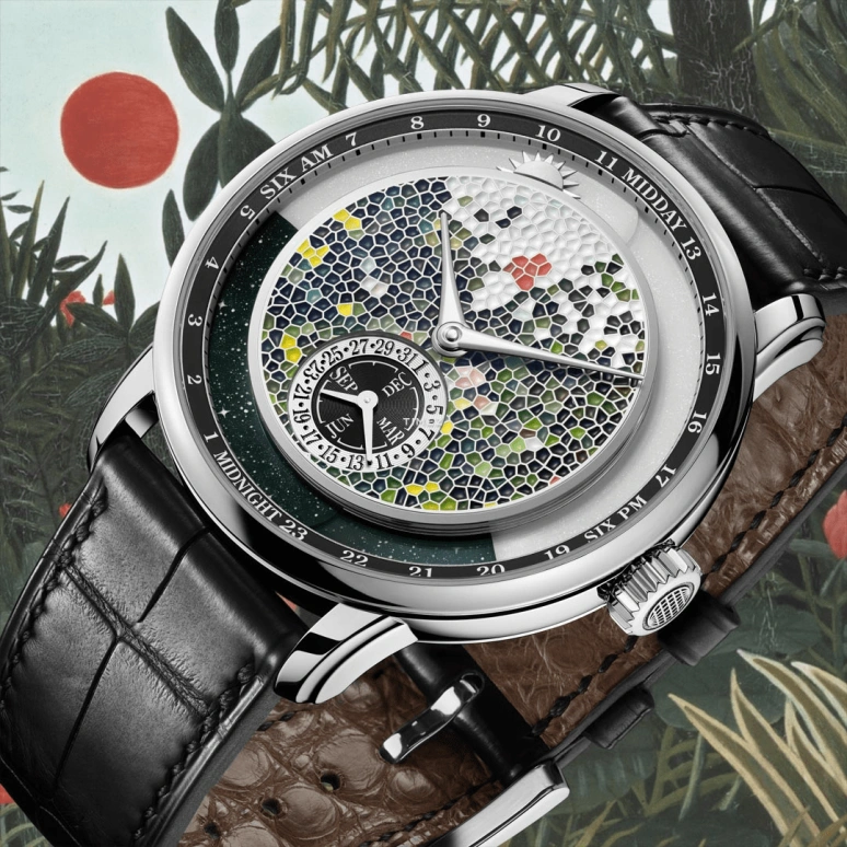 Krayon,Anywhere 39mm,39mm,Platinum,Multi-Color,Handwound,Month,Day,Sun position/rising Time,Day / Night Indication,72hours,In-house Caliber,Arborea