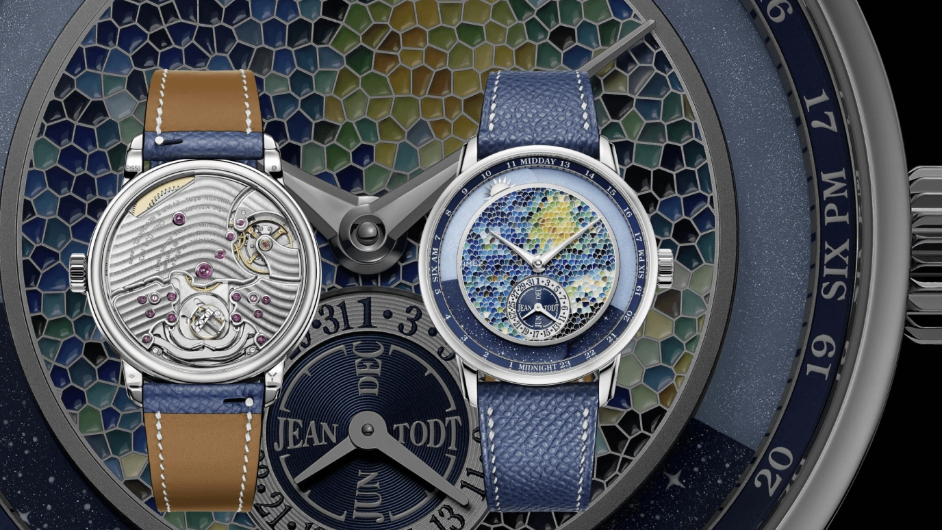 Krayon,Anywhere 39mm,39mm,Platinum,Multi-Color,Handwound,Month,Day,Sun position/rising Time,Day / Night Indication,72hours,In-house Caliber,Jean Todt
