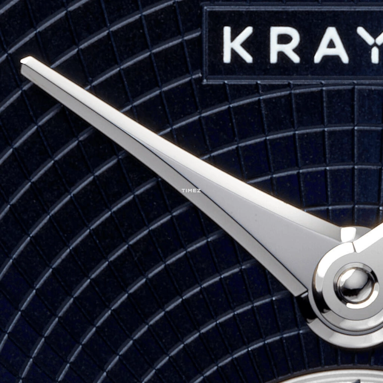 Krayon,Anywhere 39mm,39mm,White Gold,Blue,Handwound,Month,Day,Sun position/rising Time,Day / Night Indication,72hours,In-house Caliber,C030,C030-01