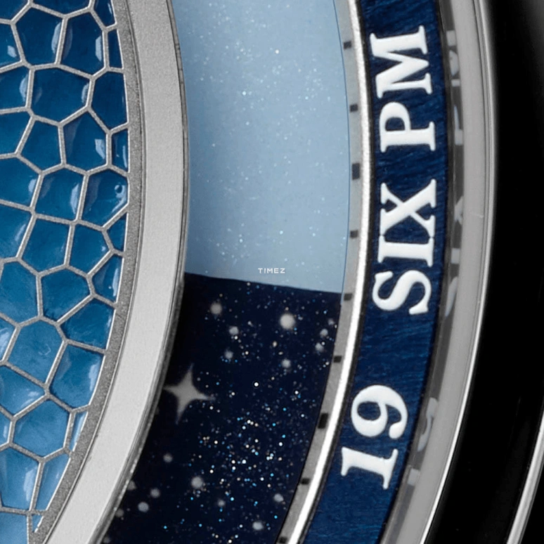 Krayon,Anywhere 39mm,39mm,Platinum,Blue,Handwound,Month,Day,Sun position/rising Time,Day / Night Indication,72hours,In-house Caliber,C030,C030-51