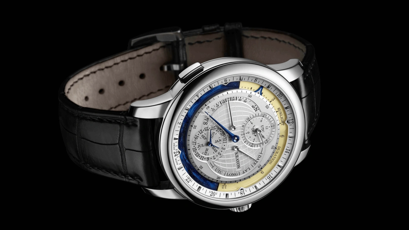 Krayon,Everywhere 42mm,42mm,White Gold,Silver,Automatic,Month,Day,Sun position/rising Time,Function Selector,72hours,In-house Caliber,Everywhere