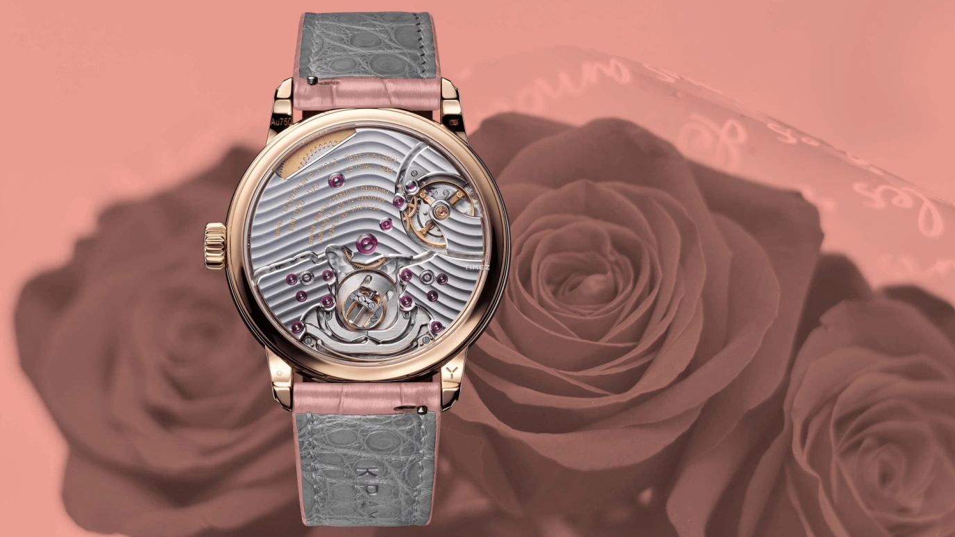 Krayon,Anywhere 39mm,39mm,Rose Gold,Cream,Handwound,Month,Day,Sun position/rising Time,Day / Night Indication,72hours,In-house Caliber,C030,C030-22