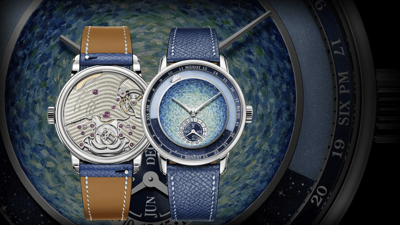 Krayon,Anywhere 39mm,39mm,Titanium,Blue,Handwound,Month,Day,Sun position/rising Time,Day / Night Indication,72hours,In-house Caliber,Only Watch 2023