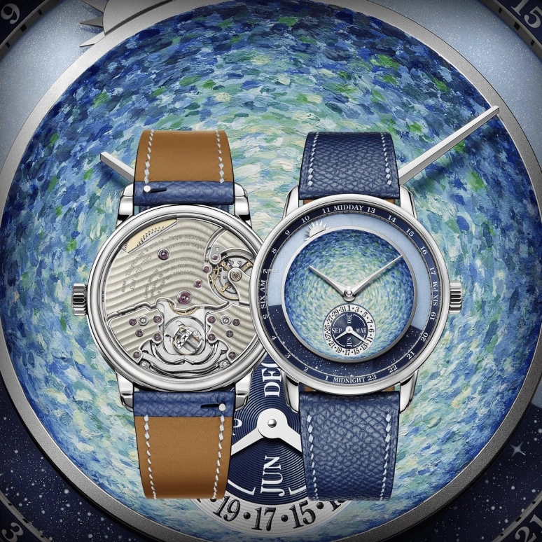 Krayon,Anywhere 39mm,39mm,Titanium,Blue,Handwound,Month,Day,Sun position/rising Time,Day / Night Indication,72hours,In-house Caliber,Only Watch 2023