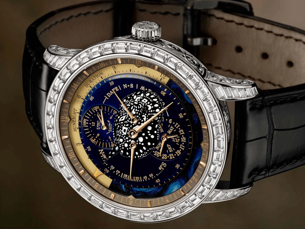 Krayon,Everywhere 43mm,43mm,White Gold,Black,Blue,Automatic,Month,Day,UTC,Function Selector,72hours,In-house Caliber,Eternity