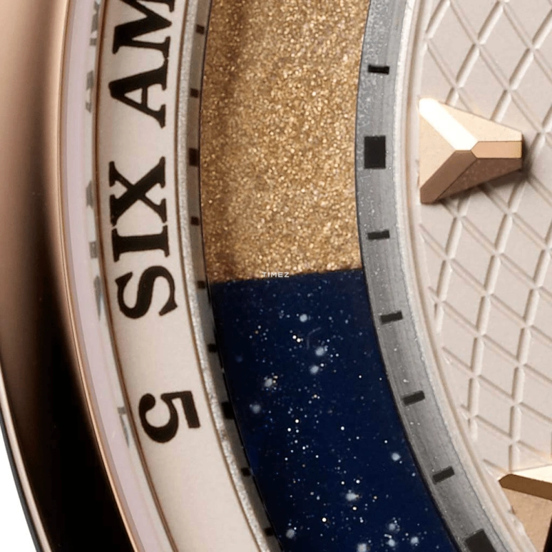 Krayon,Anywhere 39mm,39mm,Rose Gold,Cream,Handwound,Month,Day,Sun position/rising Time,Day / Night Indication,72hours,In-house Caliber,C030,C030-02