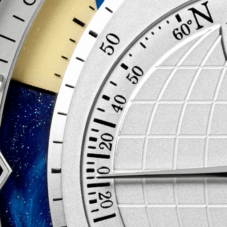 Krayon,Everywhere 42mm,42mm,White Gold,Silver,Automatic,Month,Day,Sun position/rising Time,Function Selector,72hours,In-house Caliber,Everywhere