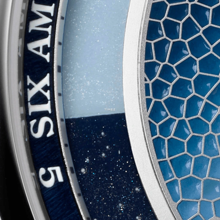 Krayon,Anywhere 39mm,39mm,Platinum,Blue,Handwound,Month,Day,Sun position/rising Time,Day / Night Indication,72hours,In-house Caliber,C030,C030-51