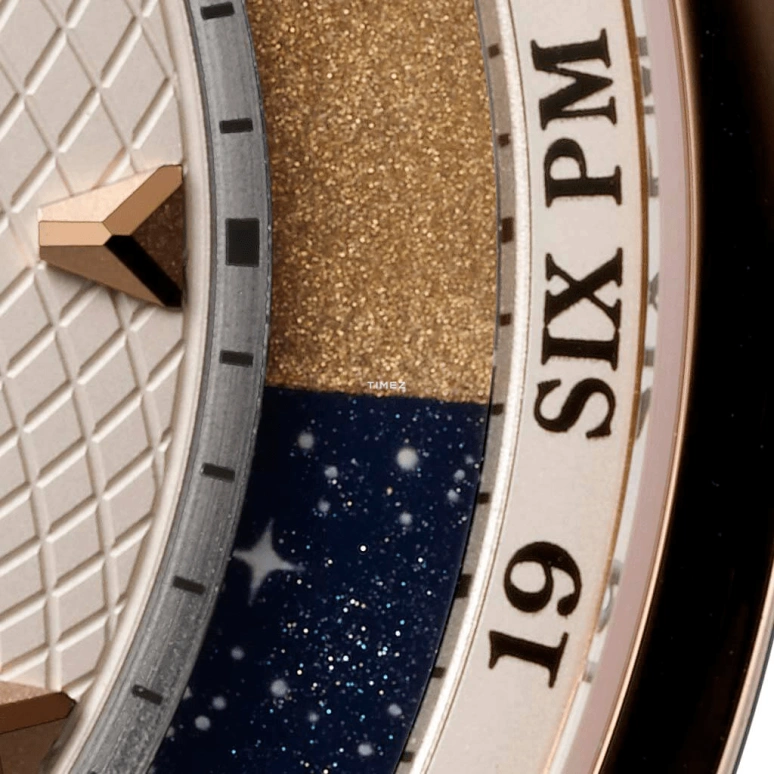 Krayon,Anywhere 39mm,39mm,Rose Gold,Cream,Handwound,Month,Day,Sun position/rising Time,Day / Night Indication,72hours,In-house Caliber,C030,C030-02