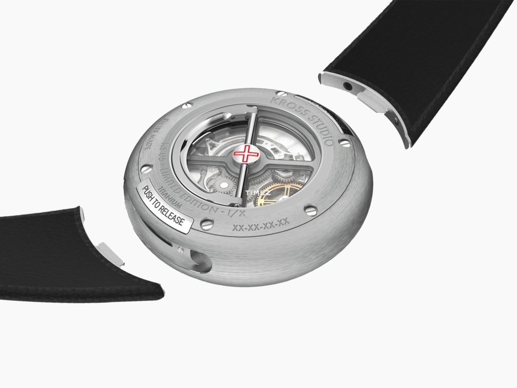 Kross Studio,KS 05 45mm,45mm,Titanium,Blue,Handwound,Tourbillon,120hours,KS05,KS05-TI-AVBL