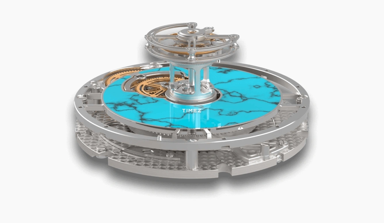 Kross Studio,KS 05 45mm,45mm,Titanium,Blue,Handwound,Tourbillon,120hours,KS05,KS05-TI-TUSP