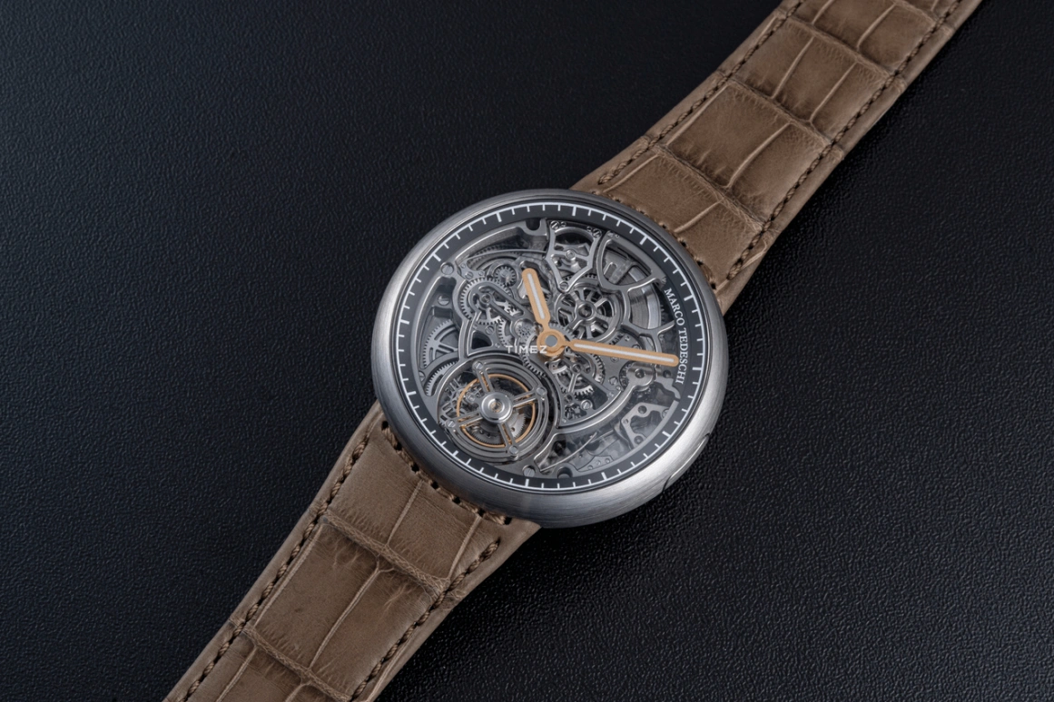 Kross Studio,Marco Tedeschi 44mm,44mm,Titanium,Titanium Gray,Handwound,Tourbillon,168hours,MT1,MT1-TI