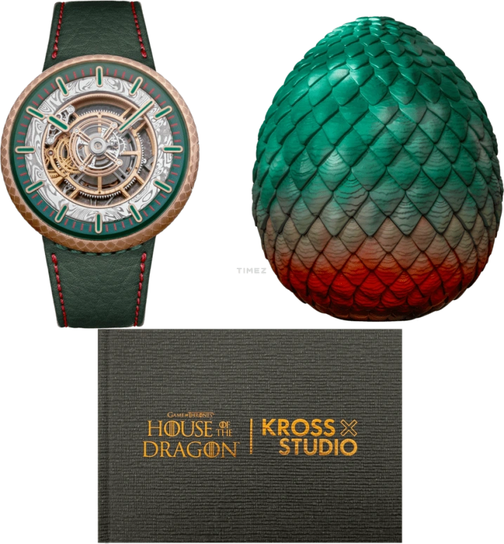 Kross Studio,Legacy Milestone 45mm,45mm,Rose Gold,Dual,Green,Silver,Handwound,Tourbillon,120hours,GTDGT,GTDGT-VMX23