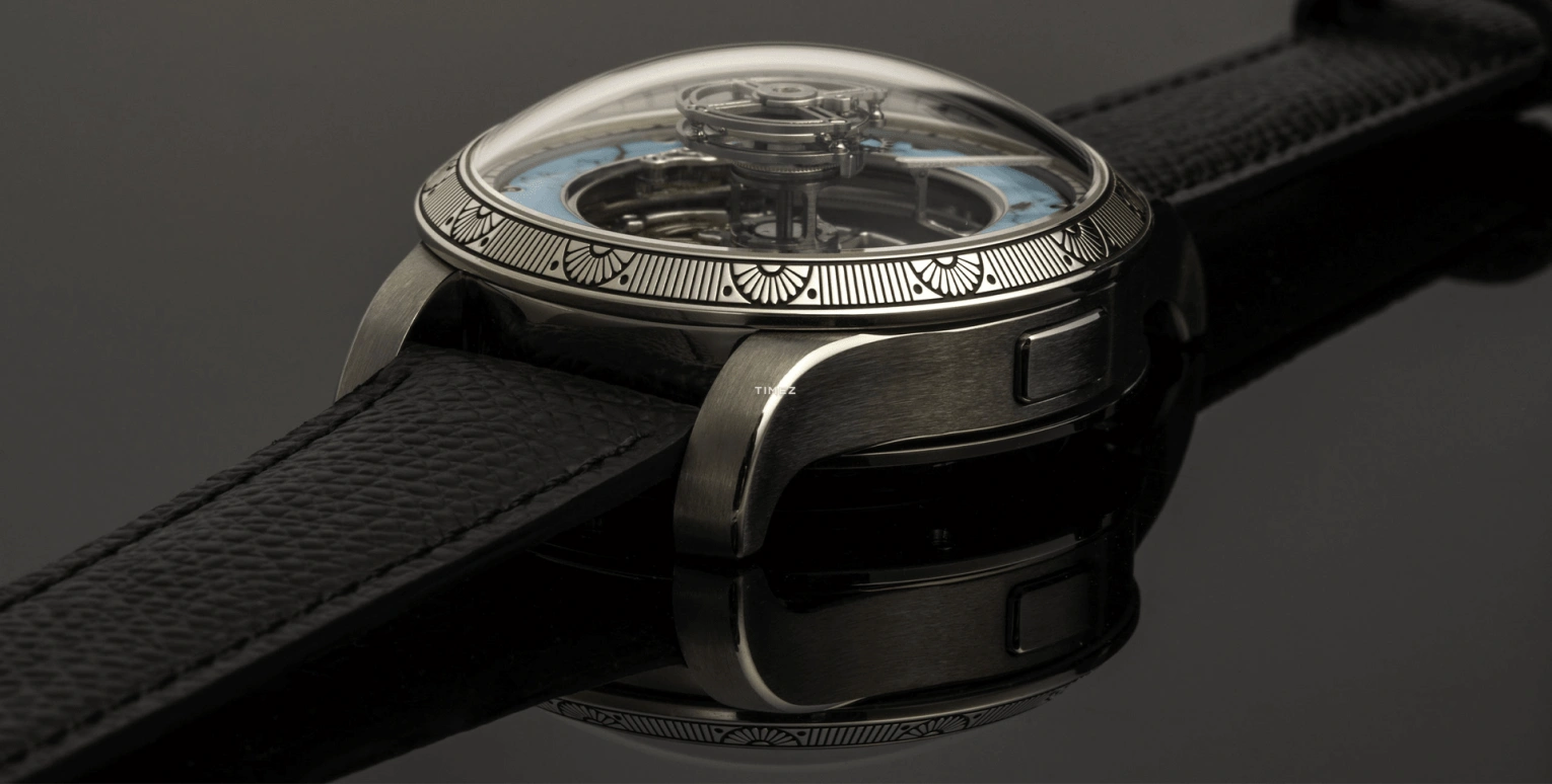 Kross Studio,KS 06 42mm,42mm,Titanium,Blue,Handwound,Tourbillon,120hours,KS06,KS06-TI-TUSP-NAJ24