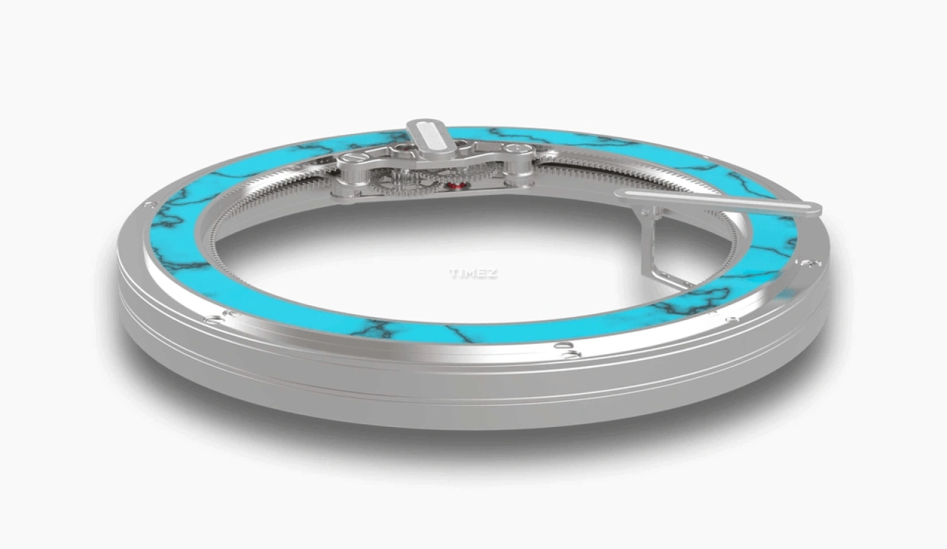 Kross Studio,KS 05 45mm,45mm,Titanium,Blue,Handwound,Tourbillon,120hours,KS05,KS05-TI-TUSP