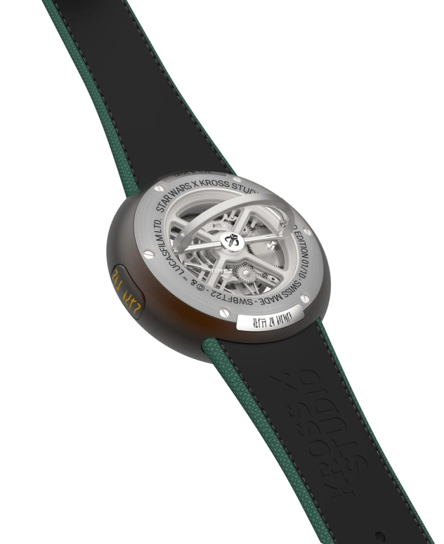 Kross Studio,Legacy Milestone 45mm,45mm,Titanium,Dual,Green,Grey,Handwound,Tourbillon,120hours,SWBFT22