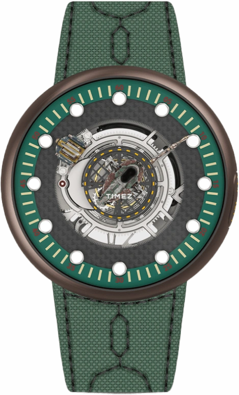 Kross Studio,Legacy Milestone 45mm,45mm,Titanium,Dual,Green,Grey,Handwound,Tourbillon,120hours,SWBFT22