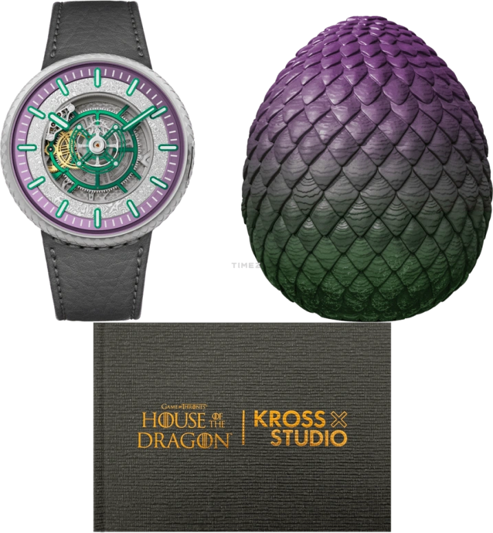 Kross Studio,Game of Thrones 45mm,45mm,Titanium,Purple,Silver,Handwound,Tourbillon,120hours,GTDGT,GTDGT-MDC24