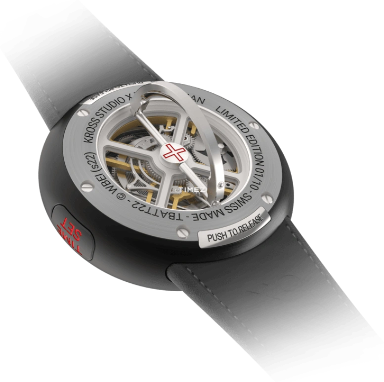 Kross Studio,Collector Set 45mm,45mm,Titanium,Black,Handwound,Tourbillon,120hours,TBATT22