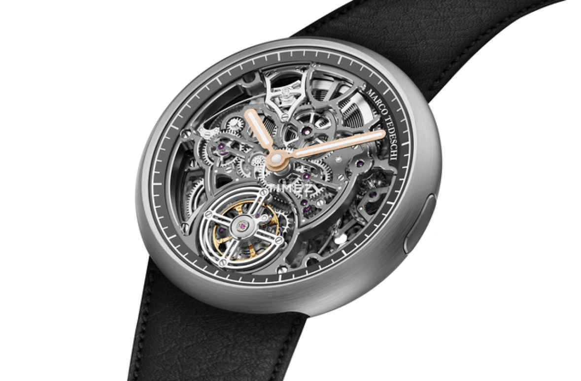 Kross Studio,Marco Tedeschi 44mm,44mm,Titanium,Titanium Gray,Handwound,Tourbillon,168hours,MT1,MT1-TI
