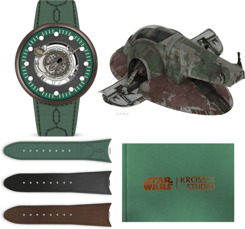 Kross Studio,Legacy Milestone 45mm,45mm,Titanium,Dual,Green,Grey,Handwound,Tourbillon,120hours,SWBFT22