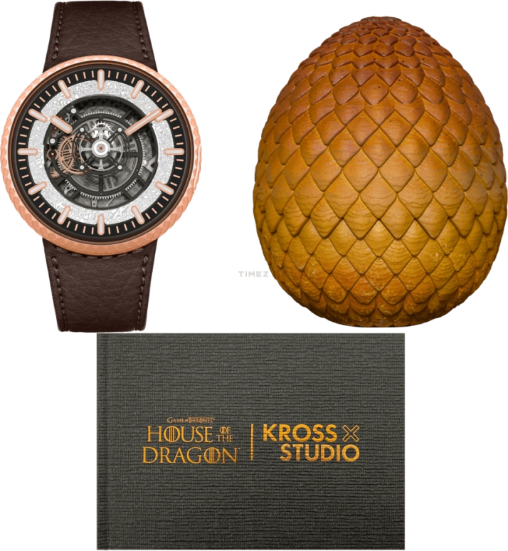 Kross Studio,Game of Thrones 45mm,45mm,Pink Gold,Black,Silver,Handwound,Tourbillon,120hours,GTDGT,GTDGT-SYX23