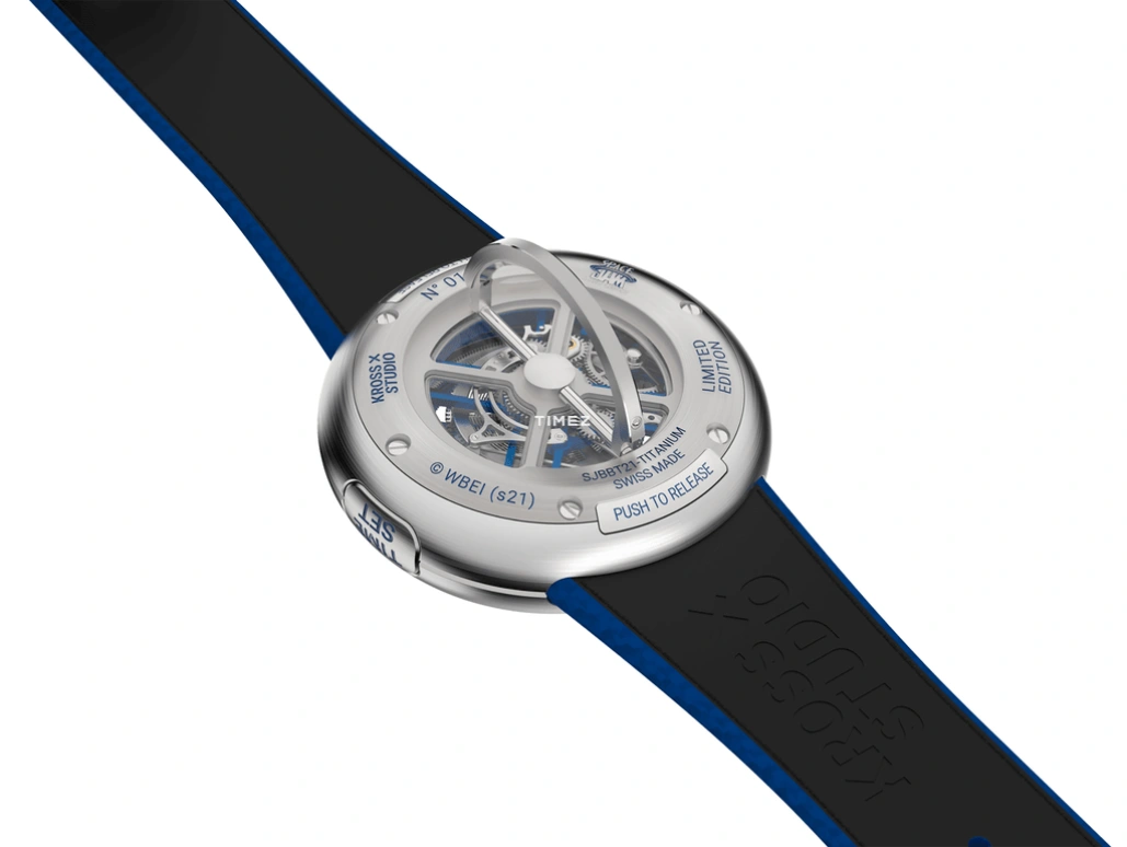 Kross Studio,Collector Set 45mm,45mm,Titanium,Blue,Orange,Handwound,Tourbillon,120hours,SJBBT21