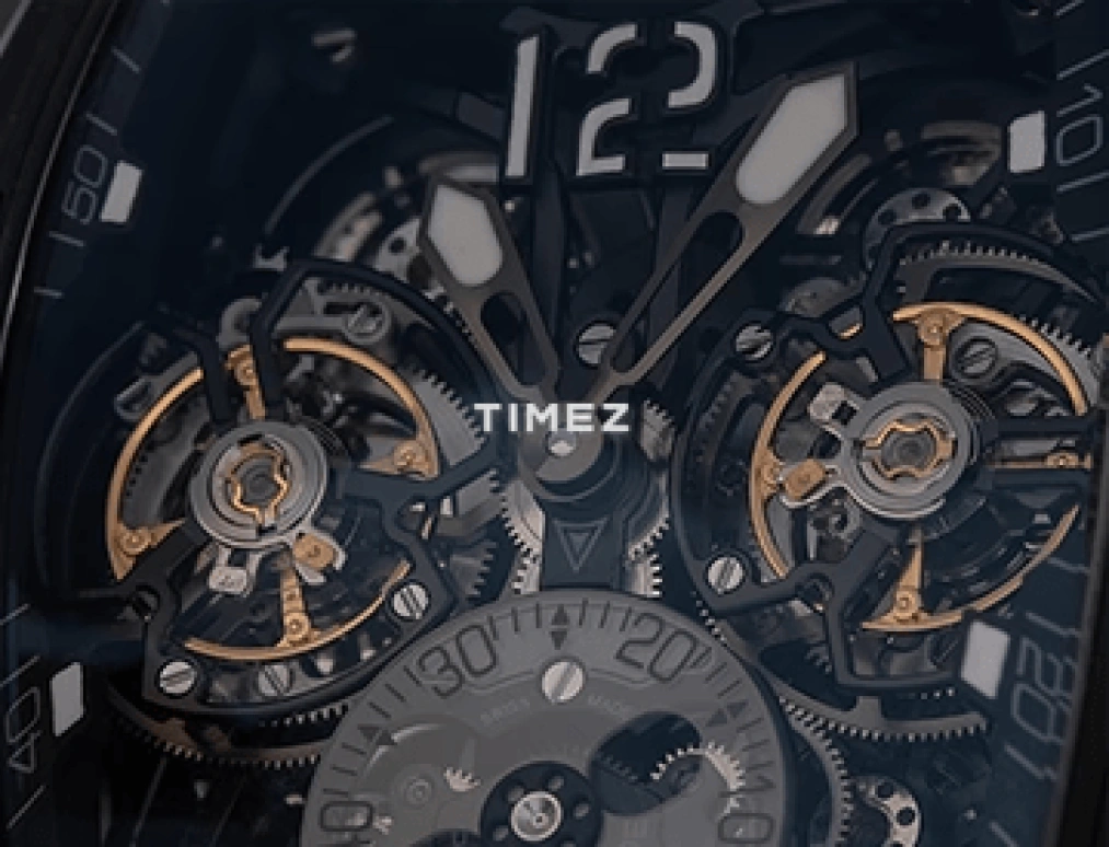 Label Noir,Other 41mm,41mm,Titanium,Grey,White,Automatic,Tourbillon,Sapphire,Glass,LN CV01