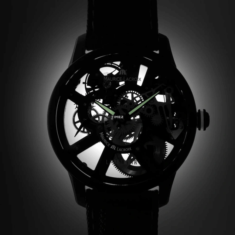 Label Noir,Other 43mm,43mm,Stainless Steel,Black,Grey,Handwound,45hours,In-house Caliber,LN ML02