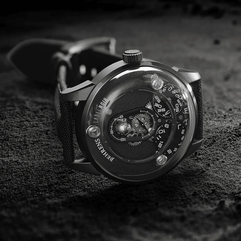 Label Noir,Other 42mm,42mm,Titanium,Black,Automatic,day-night-indication,LN BH01